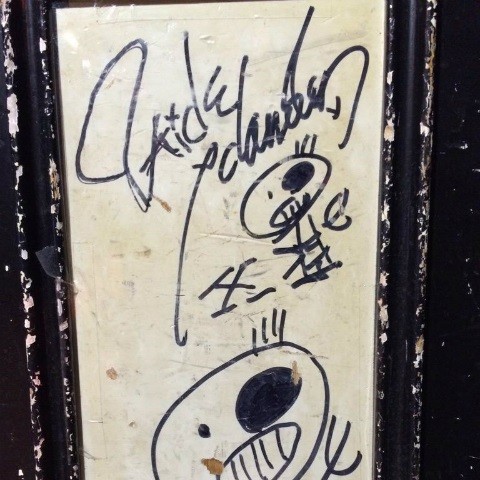 X JAPAN・hideさんのサイン画像