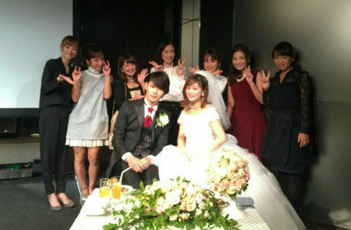 新垣里沙・小谷嘉一夫妻の結婚パーティーの画像
